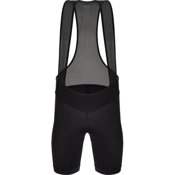 Santini Pantaloncini Corti Da Ciclismo Con Bretelle - Omnia - Nero M-image