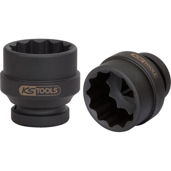 Ks Tools Presa Di Corrente A 12 Lati Da 1" Corta 50 Mm - 450.0404"-image