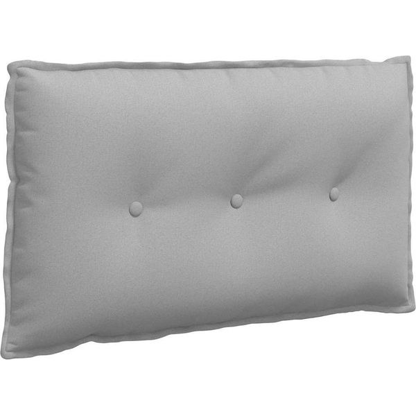 Vidaxl Cuscino Di Schienale Grigio Nuvola 80 X 19 X 50 Cm Tessuto-image