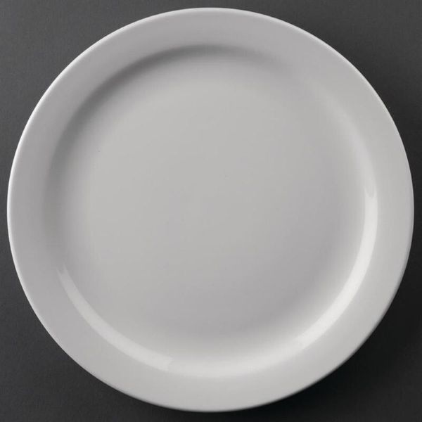 Piatti Rotondi Olympia Athena Con Bordo Stretto 22,6 Cm (12 Pezzi)-image