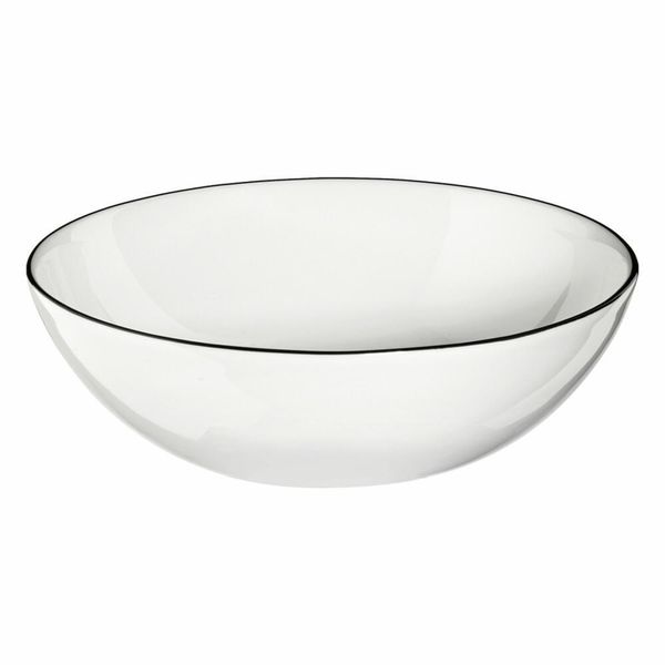 Asa Selection Ligne Noire SchäLchen, Fine Bone China, Warmes Weiß, Ø 9 Cm, 1909113-image