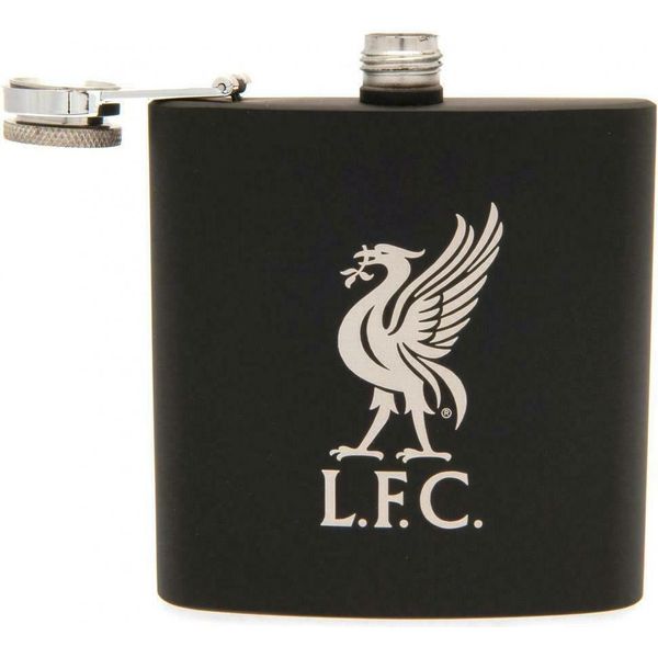 Liverpool Fc - Fiaschetta Executive TA7442 (Taglia Unica) (Nero/Argento)-image