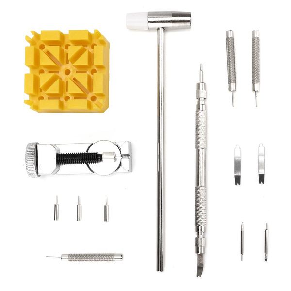 Kit Di Strumenti Per La Riparazione Di Orologi, Kit Per La Riparazione Di Orologi, Set Per La Riparazione Di Orologi, Kit Per La Riparazione Di Cinturini Di Orologi, Set Per La Riparazione Di Cinturini Di Orologi-image