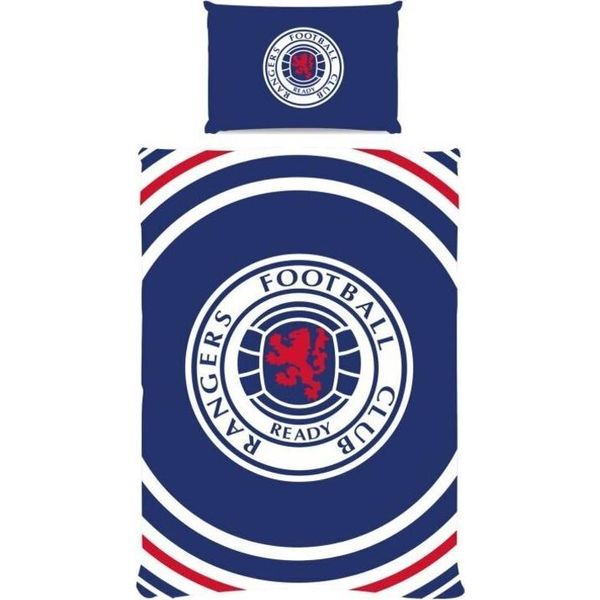 Rangers Fc - Pulse - Set Di Biancheria Da Letto BS2808 (Letto Singolo) (Blu/Bianco/Rosso)-image