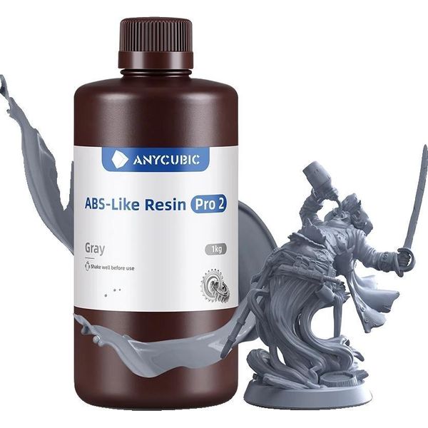 Resina 3D, Alta Precisione, Rapida Polimerizzazione Uv, Grigio 10KG-image