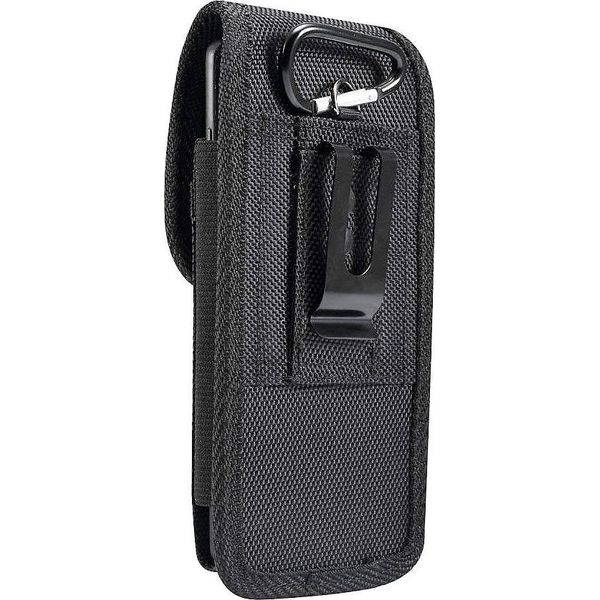 Dfv Mobile - Per Honor X50I+ (2023) Custodia Cintura Verticale Pelle E Nylon, H1-Pl-N-Fc2Pos-34-image