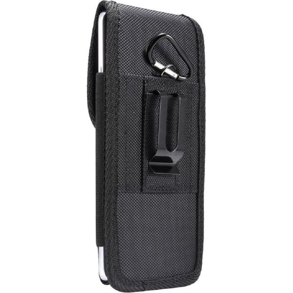 Dfv Mobile - Per Meizu Mblu 22 (2025) Custodia Cintura Verticale Pelle E Nylon, H2-M6-N-Fc2Pos-133-image