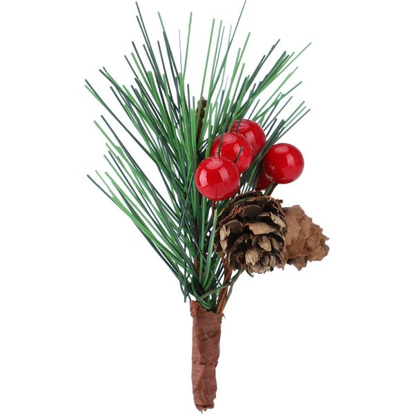Pigna Di Natale, Mini Albero Di Natale Artificiale, Per Ghirlande E Decorazioni Fai Da Te, 8 Cm (Pigna+Pvc)-image