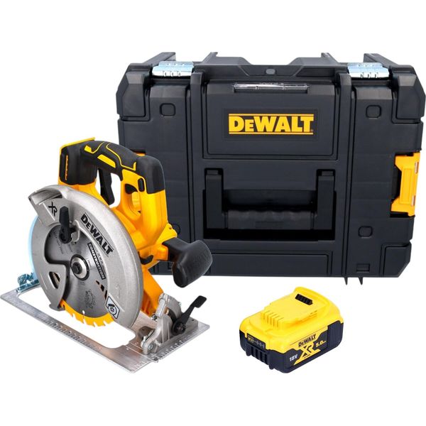 Sega Circolare A Batteria Dewalt Dcs 570 Nt 18 V 184 Mm Brushless + 1X Batteria Ricaricabile 5,0 Ah + Tstak - Senza Caricabatterie-image