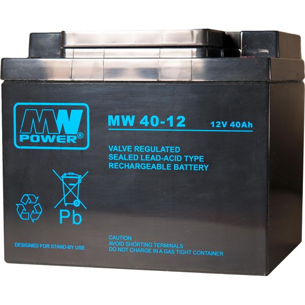 Mw 40-12: Batteria Agm 12V/40Ah 198*166*171 (T16)-image