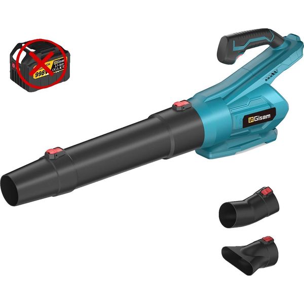 Soffiatore Per Foglie, A Batteria, Potente Motore Brushless, Senza Batteria E Senza Presa Di Corrente-image