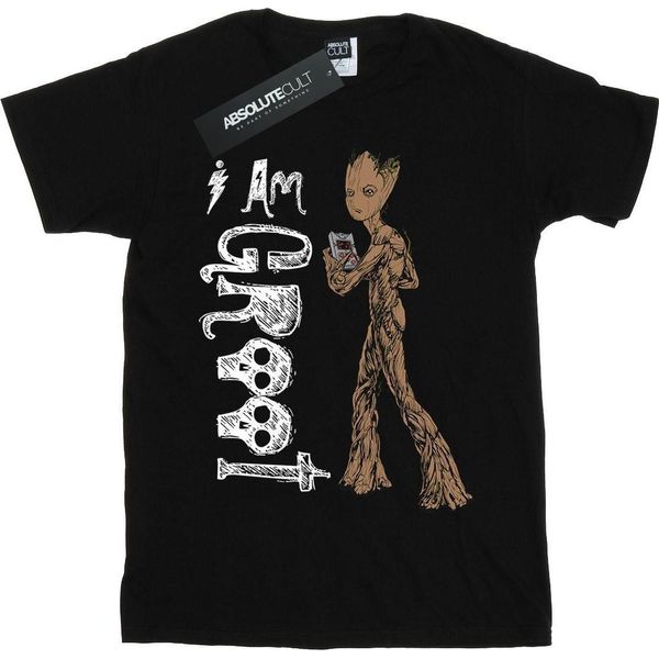 Avengers Infinity War - Maglietta "I Am Teenage Groot"" Per Ragazze BI557 (152-158) (Nero)"-image