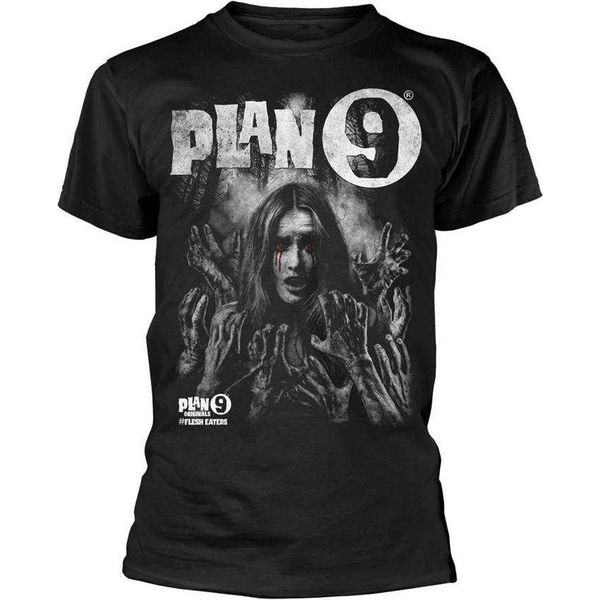 Plan 9 - Maglietta "Flesh Eaters"" Per Uomo/Donna Unisex PH4759 (Xxl) (Nero)"-image
