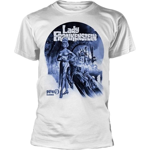 Plan 9 - Maglietta "Lady Frankenstein"" Per Uomo/Donna Unisex PH4774 (M) (Bianco)"-image