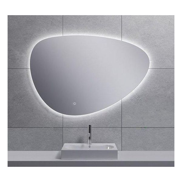 Specchio Da Bagno FenomÉ Delafon "Organic"" - Illuminazione Led Dimmerabile E Antiappannamento - Larghezza 90 Cm"-image