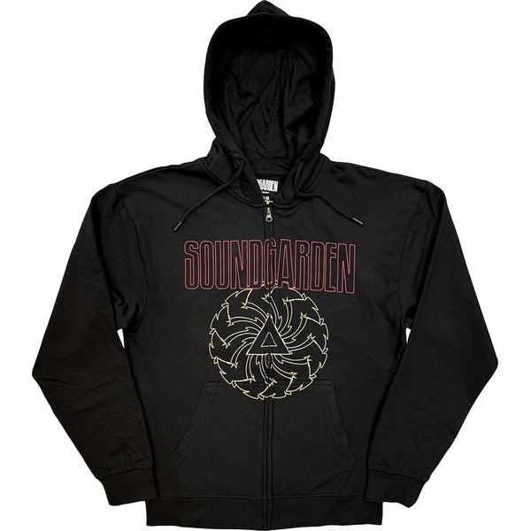 Soundgarden - Felpa Con Cappuccio Con Zip A Tutta Lunghezza Per Uomo/Donna Unisex RO14924 (Xxl) (Nero)-image