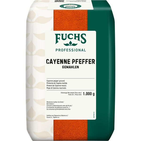 Pepe Di Caienna Fuchs Macinato Da Varietà Di Peperoncino Finemente Macinate 1000G-image