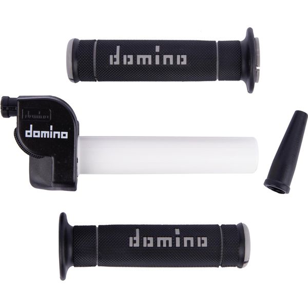 Domino Raccordo Manopola Acceleratore "Trial"" Schwa Termoplastico Con Impugnatura In Gomma"-image