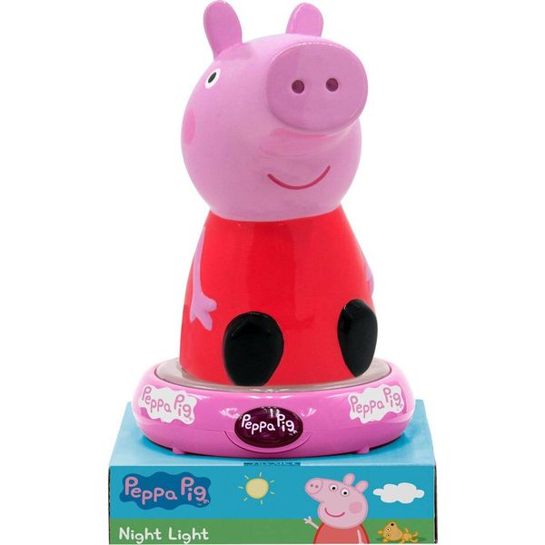 Luce Notturna Con Statuetta Di Peppa Pig, Licenza Per Bambini-image
