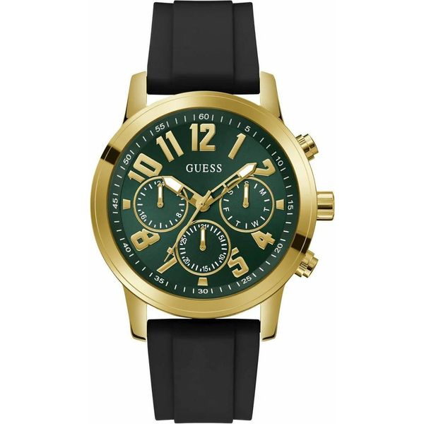 Orologio Da Polso Guess Da Uomo Nero E Verde Parker GW0708G2-image