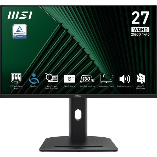 Msi Pro MP275QPG Monitor Pc 68,6 Cm (27") 2560 X 1440 Pixel Wide Quad Hd Lcd Nero"-image