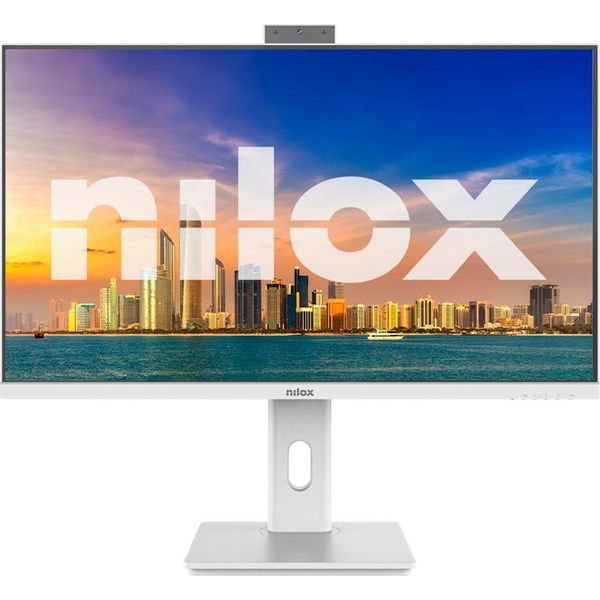 Nilox Monitor 27" Full Hd 120Hz Ips 4Ms Webcam Integrata Regolabile Bianco"-image