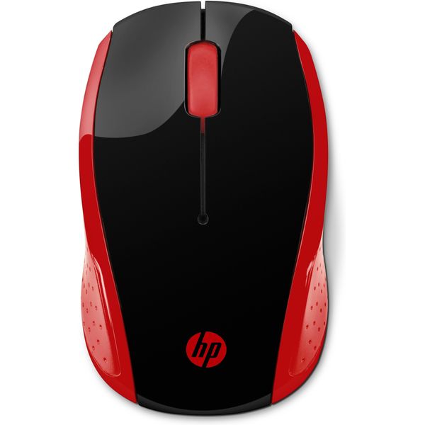 Hp Maus 200 Kabellos USB-A 3-Tasten Rot-image