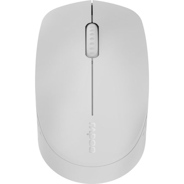 Mouse Rapoo M100 Silenzioso Wireless Multimodale Grigio Chiaro-image