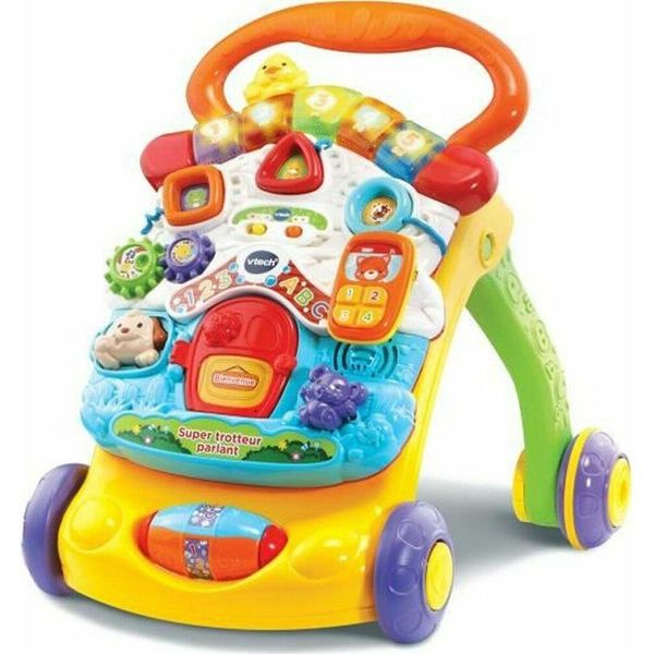 Vtech Super Trotteur Parlant 2 In 1, Giocattolo Parlante Con Suoni In Francese 0-3 Anni-image