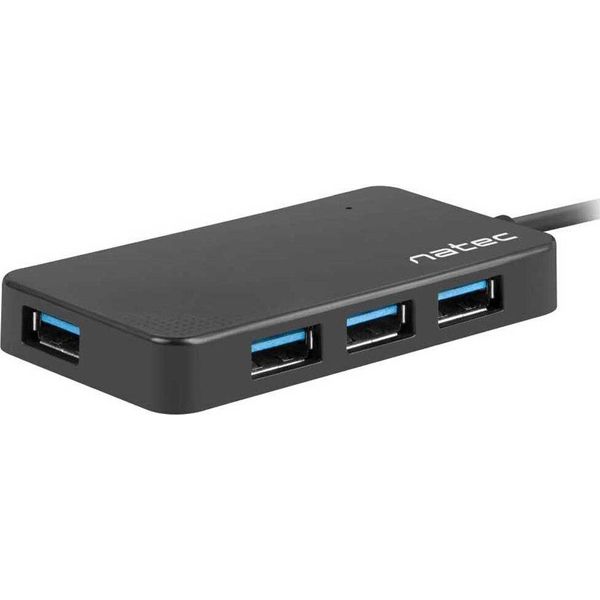 Natec Natec Silkworm Usb 2.0 Tipo-C 5000 Mbit/S Nero-image