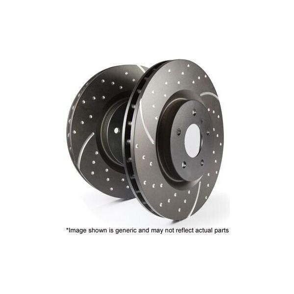 2X Disco Freno Ebc Brakes GD1663 Anteriore Per Bmw 3 Touring (E91) 3 Touring (F31)-image