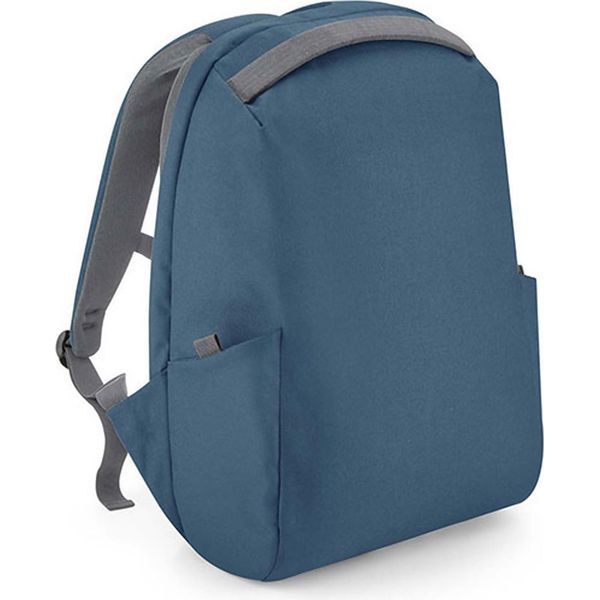 Quadra QD924 | Project Recycled Security Backpack Lite- Zaino - 30X45X17 - Farbe: Blu Ardesia - GrößE: 30 X 45 X 17 Cm-image