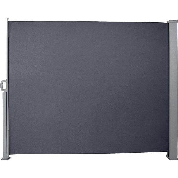 Jopassy Tenda Da Sole Laterale Tende Da Sole Estensibili 160X300Cm Schermo Privacy Protezione Dal Vento Protezione Dal Sole Tenda A Rullo Laterale Alluminio Grigio-image