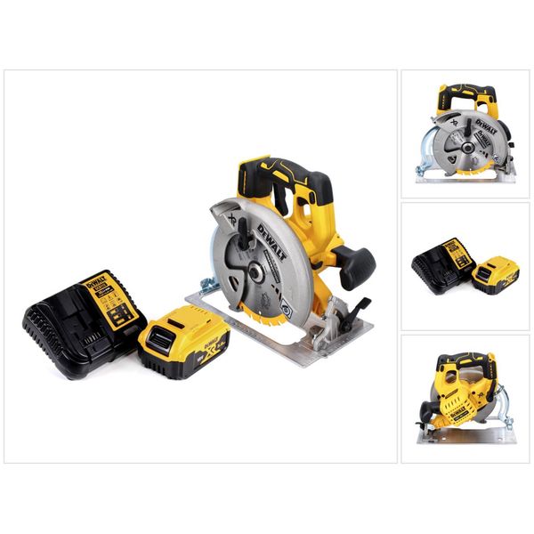 Sega Circolare A Batteria Dewalt Dcs 570 P1 18 V 184 Mm Senza Spazzole + 1X Batteria 5,0 Ah + Caricabatterie-image