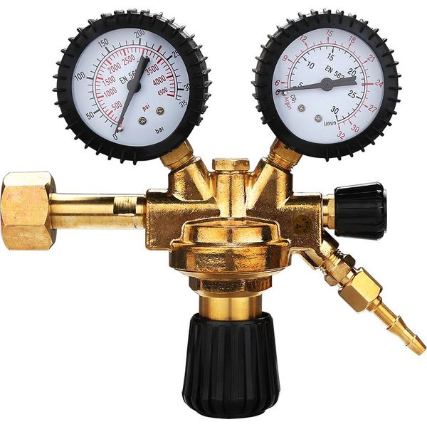Swanew Regolatore Di Pressione Regolatore Di Pressione Argon Co2/Azoto Mig Mag Tig Gas Manometro-image