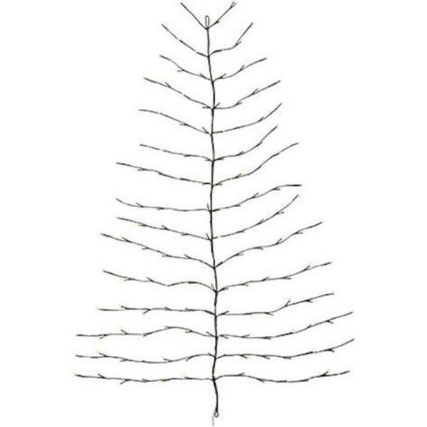 Albero Led Countryfield Albero Di Natale A Led Da Parete 100 X 120 Cm | 136 Led-image