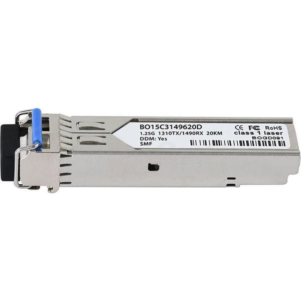 Kompatibler Cisco ONS-SE-GE-BXU= Ricetrasmettitore Sfp Blueoptics© BO15C3149620D, Lc-Simplex, 1000BASE-BX-U, Fibra Monomodale, Tx1310Nm/Rx1490Nm, 10KM, Ddm, 0°C/+70°C (ONS-SE-GE-BXU=-BO)-image
