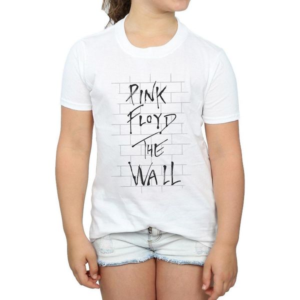 Pink Floyd - Maglietta "The Wall"" Per Bambina BI1074 (104) (Bianco)"-image