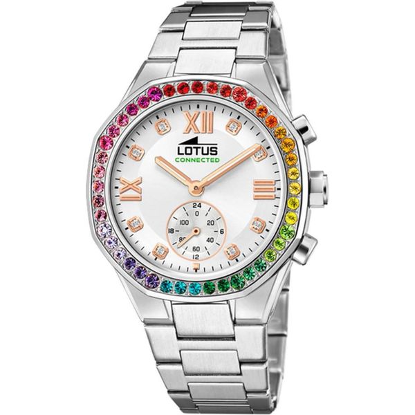 Lotus Orologio Da Donna Classic Sport Elegant Orologio Da Polso In Acciaio Inossidabile Argento UL18924/5-image