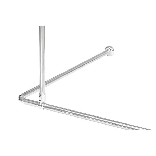 Porta Scale Alu Extra Lungo 120 Cm! (Argento Lucido)-image