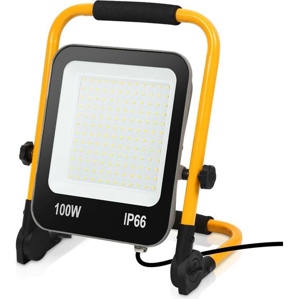 Proiettore Da Costruzione A Led Proiettore Treppiede 6000K Proiettore A Led Proiettore IP66 100W-image