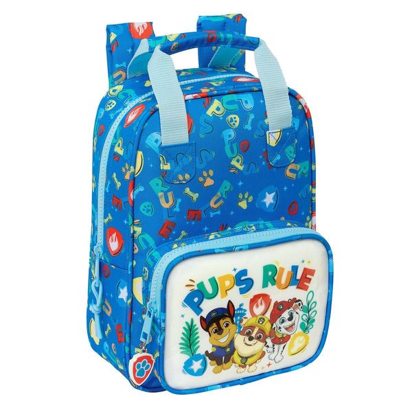 Zaino Scuola The Paw Patrol Pups Rule Blue 20 X 28 X 8 Cm-image