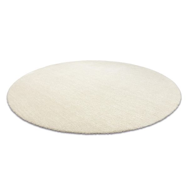 Tappeto Moderno Lavabile Latio 71351056 Cerchio Crema Beige Ruota 80 Cm-image