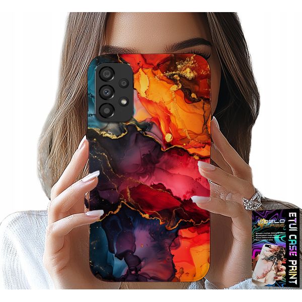 Custodia Per Samsung Galaxy A23 5G - Motivi In Pietra, Custodia + Vetro-image
