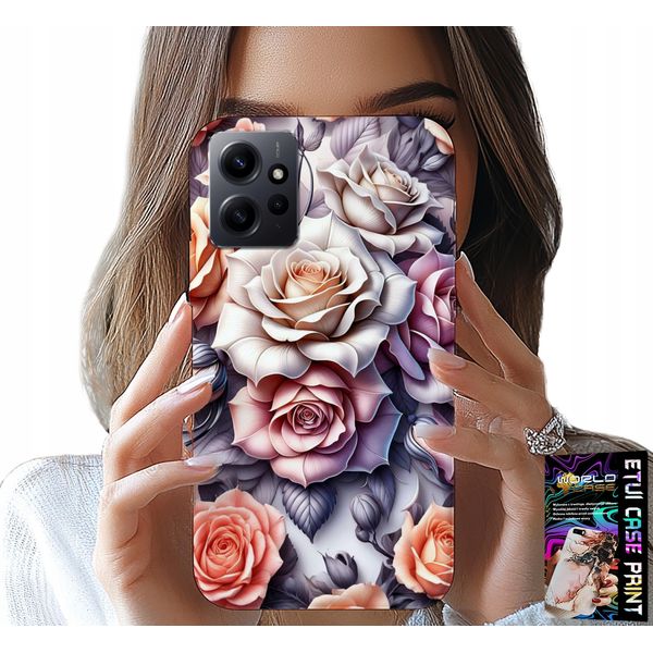 Custodia Per Xiaomi Note 12 4G - Motivi Floreali Custodia Rose Flowers-image