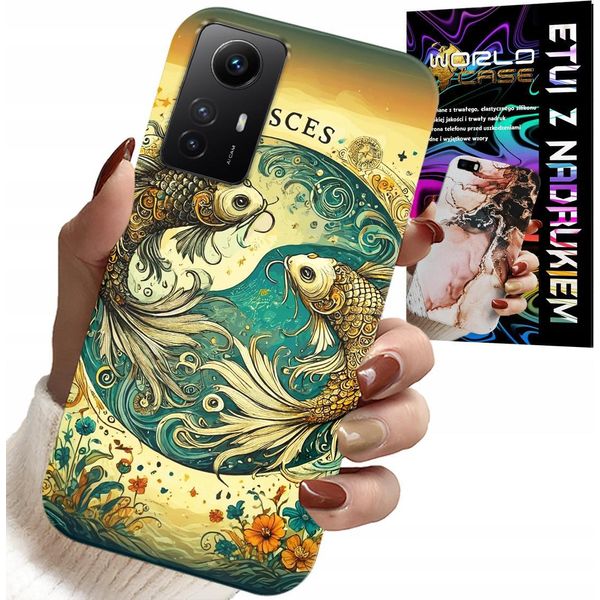 Custodia Per Xiaomi Note 12S 4G - Segno Zodiacale, Pesce + Lamina-image