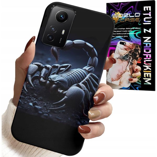 Custodia Per Xiaomi Note 12S 4G - Scorpione, Scorpioni + Pellicola Idrogel-image