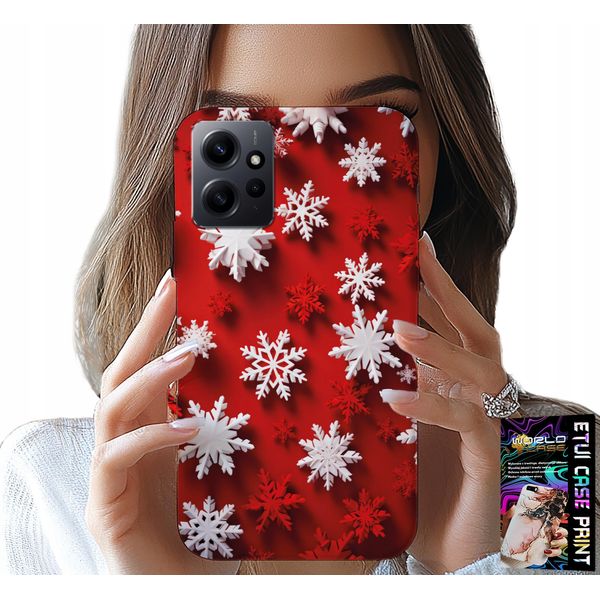 Custodia Per Xiaomi Note 12 4G - Fiocchi Di Neve, Neve, Stelle, Vacanze-image