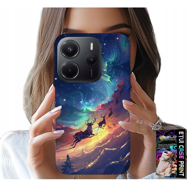 Cover Per Xiaomi Note 14 4G - Renna Simpatica Renna Design Natalizio-image