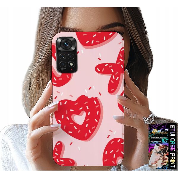 Custodia Per Xiaomi Note 11 Pro - Design Femminile E Alla Moda Xoxo Heart + Glass-image